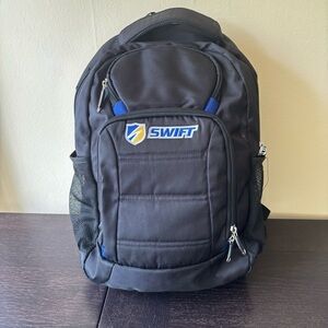 Swift vintage black backpack.